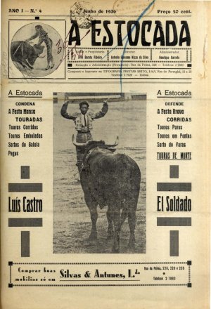 capa do A. 1, n.º 4 de 0/6/1936
