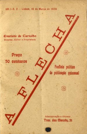 capa do Ano 1, n.º 2 de 16/3/1926