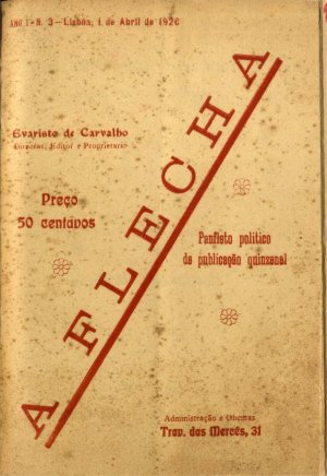 capa do Ano 1, n.º 3 de 1/4/1926