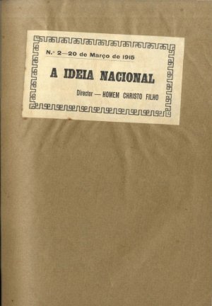 capa do A. 1, n.º 2 de 20/3/1915