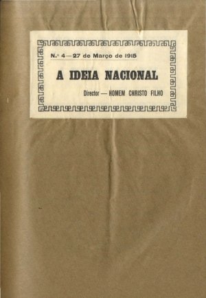 capa do A. 1, n.º 4 de 27/3/1915
