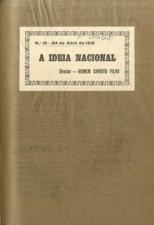 capa do A. 1, n.º 12 de 24/4/1915