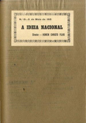capa do A. 1, n.º 15 de 5/5/1915