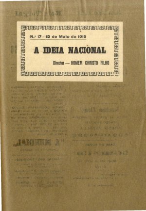 capa do A. 1, n.º 17 de 12/5/1915