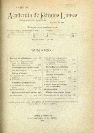 capa do S. 2, n.º 4-5 de 0/3/1913