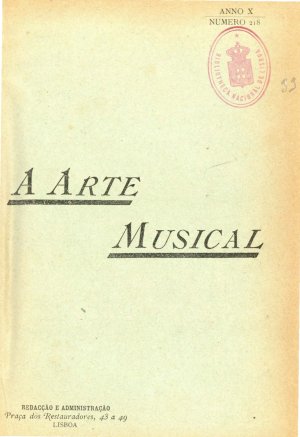 capa do N.º 218 de 15/1/1908