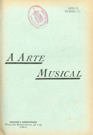capa do N.º 231 de 31/7/1908