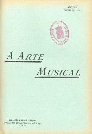 capa do N.º 233 de 31/8/1908