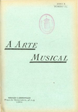 capa do N.º 234 de 15/9/1908