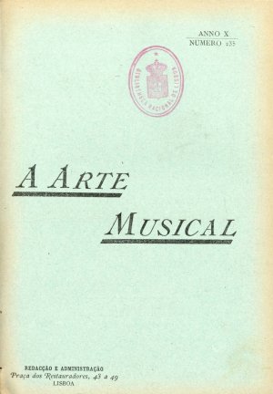 capa do N.º 235 de 30/9/1908