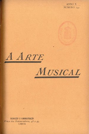 capa do N.º 249 de 30/4/1909