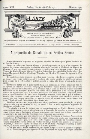 capa do N.º 297 de 30/4/1911
