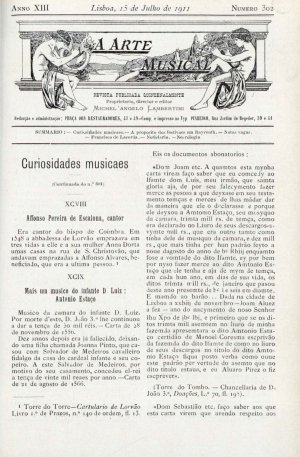capa do N.º 302 de 15/7/1911
