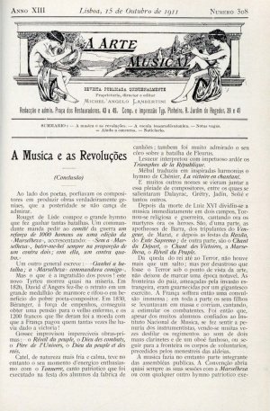 capa do N.º 308 de 15/10/1911
