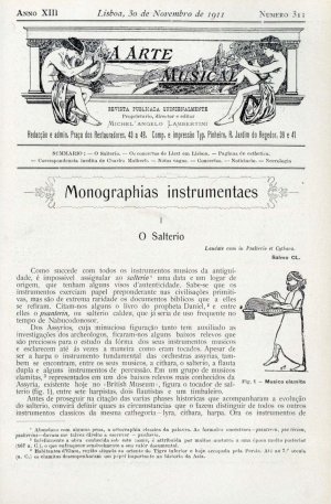 capa do N.º 311 de 30/11/1911