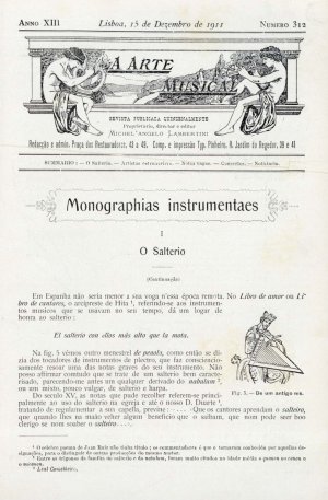 capa do N.º 312 de 15/12/1911
