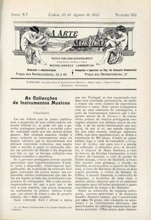 capa do N.º 352 de 15/8/1913