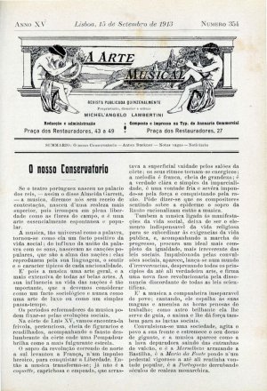 capa do N.º 354 de 15/9/1913