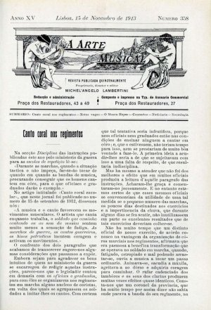 capa do N.º 358 de 15/11/1913
