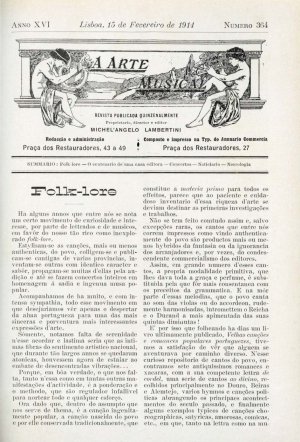 capa do N.º 364 de 15/2/1914