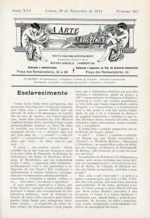 capa do N.º 383 de 30/11/1914