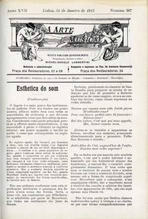 capa do N.º 387 de 31/1/1915