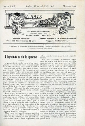 capa do N.º 393 de 30/4/1915