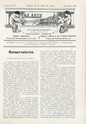 capa do N.º 398 de 15/7/1915