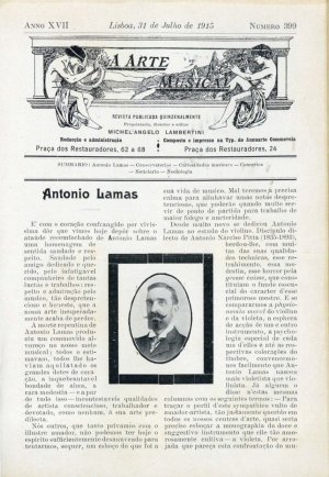 capa do N.º 399 de 31/7/1915