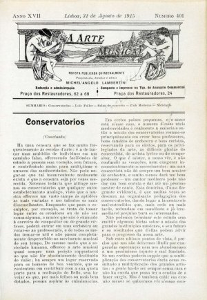 capa do N.º 401 de 31/8/1915