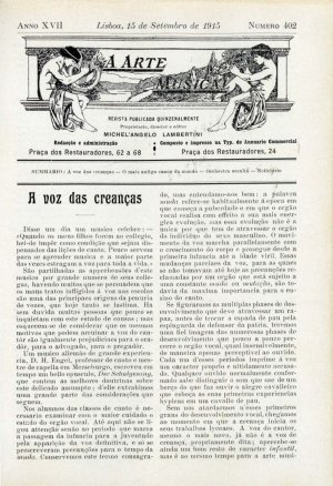 capa do N.º 402 de 15/9/1915