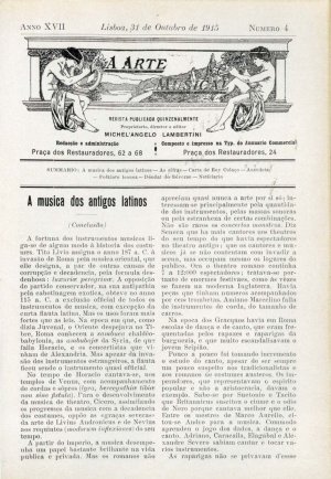 capa do N.º 405 de 31/10/1915