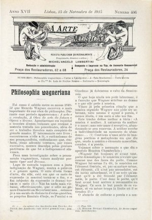 capa do N.º 406 de 15/11/1915