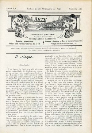 capa do N.º 408 de 15/12/1915
