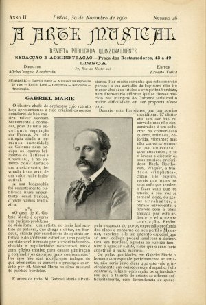 capa do N.º 46 de 30/11/1900