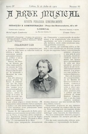 capa do N.º 86 de 31/7/1902