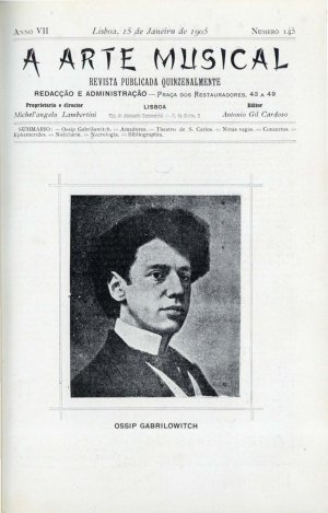 capa do N.º 145 de 15/1/1905