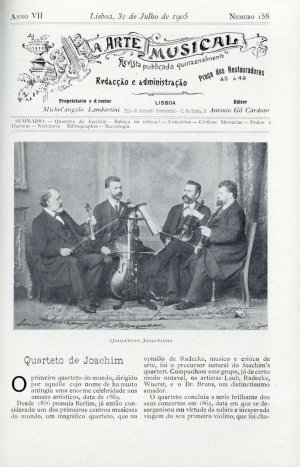 capa do N.º 158 de 31/7/1905