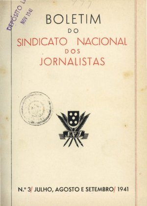 capa do N.º 3 de 0/7/1941