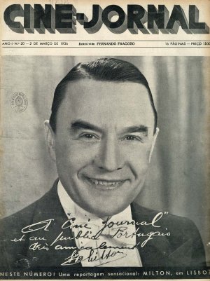 capa do A. 1, n.º 20 de 2/3/1936