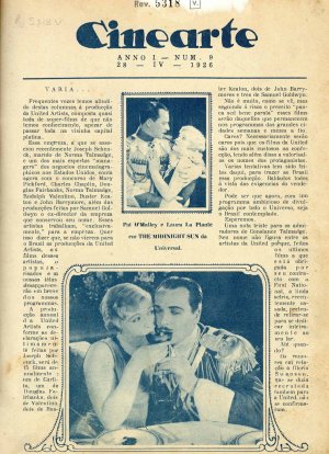 capa do A. 1, n.º 9 de 28/4/1926