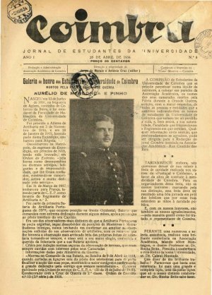 capa do A. 1, n.º 8 de 28/4/1934