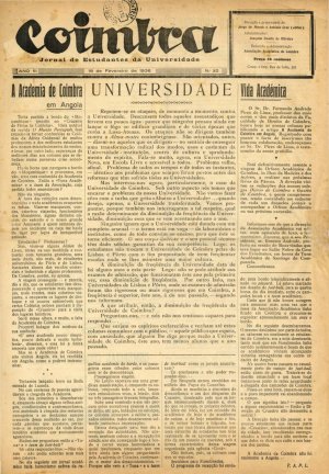 capa do A. 3, n.º 22 de 18/2/1936