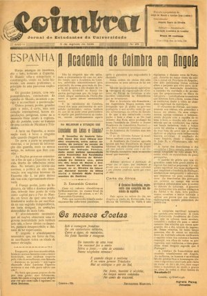 capa do A. 3, n.º 25 de 11/8/1936