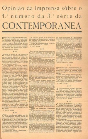capa do Opinião da Imprensa de 0/0/1926