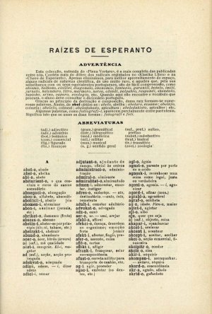 capa do [Fasc. 18] - Raízes de Esperanto de 0/0/0