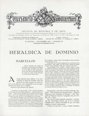 capa do Vol. 2, n.º 11 de 0/11/1929