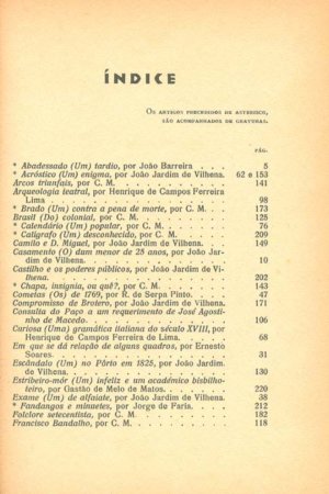 capa do T. 2, índice de 0/0/1930
