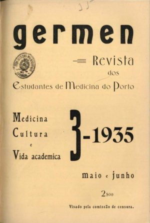 capa do N.º 3 de 0/5/1935