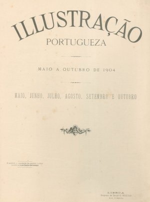 capa do Índice (Maio - Outubro 1904) de 0/5/1904